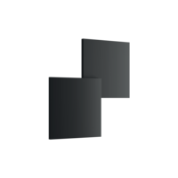 Lodes Dimbare wand-plafondlamp Puzzle Double Square met geïntegreerde LED