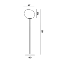 Foscarini Dimbare vloerlamp Gregg Large