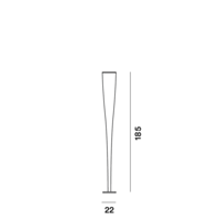 Foscarini Dimbare vloerlamp Mite