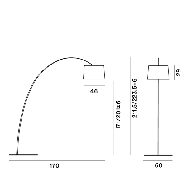 Foscarini Vloerlamp Twiggy E27