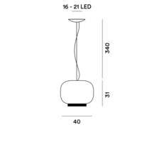 Foscarini Hanglamp Chouchin 1 Reverse