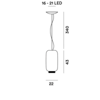 Foscarini Hanglamp Chouchin 2 Reverse