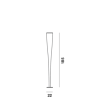 Foscarini Dimbare vloerlamp Mite met geïntegreerde LED