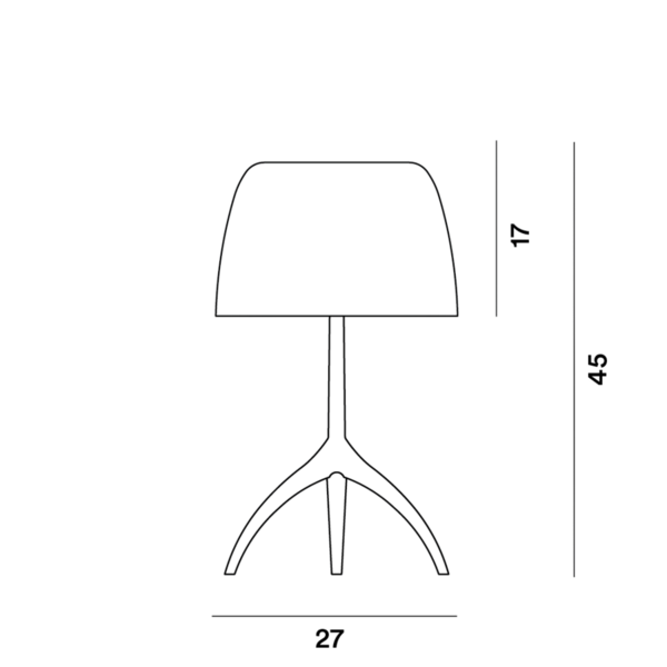 Foscarini Tafellamp Lumiere Large - kersenrood