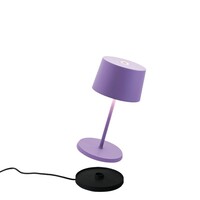 Zafferano Dimbare, draagbare en oplaadbare tafellamp Olivia Mini met geïntegreerde LED