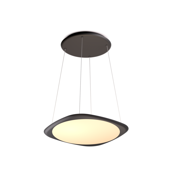 Grau In hoogte verstelbare én dimbare hanglamp Flying met geïntegreerde LED