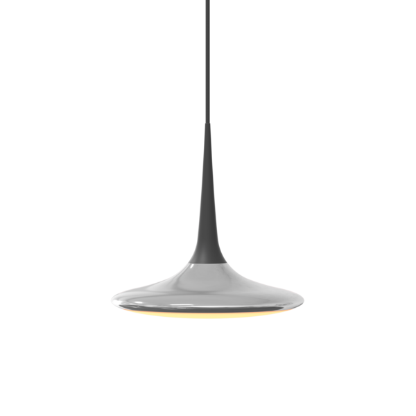 Grau 'Dim to Warm' dimbare 1-lichts hanglamp Falling Leaf met geïntegreerde LED