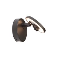 Antidark Kantelbare, draaibare én dimbare wandlamp Dot W120 met geïntegreerde LED