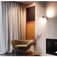 Lodes Dimbare wandlamp Nautilus met geïntegreerde LED