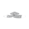 Lodes Dimbare 3-lichts plafondlamp Bugia Triple met geïntegreerd LED