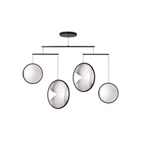 DCW Éditions 4-lichts hanglamp Focus x4 met geïntegreerde LED