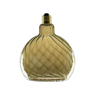 LED Floating Globe 150 twisted smokey-grey 