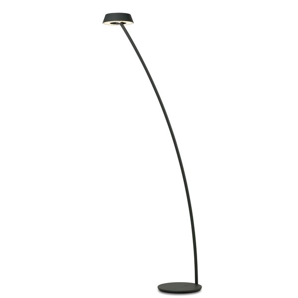 Oligo Kantelbare en dimbare vloerlamp Glance Curved met geïntegreerde LED