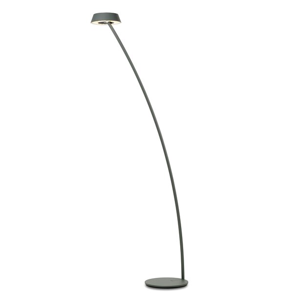 Oligo Kantelbare en dimbare vloerlamp Glance Curved met geïntegreerde LED