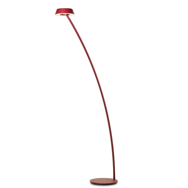 Oligo Kantelbare en dimbare vloerlamp Glance Curved met geïntegreerde LED