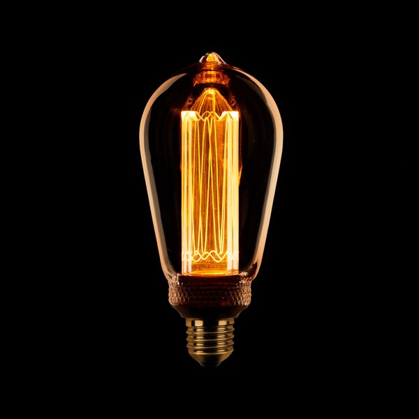 Expotrading Dimbare E27 ST64 LED-lichtbron, maximaal 3,5 Watt