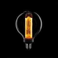 Expotrading 3-staps dimbare E27 G95 LED-lichtbron, maximaal 5 Watt