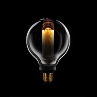 Expotrading 3-staps dimbare E27 G95 LED-lichtbron, maximaal 5 Watt