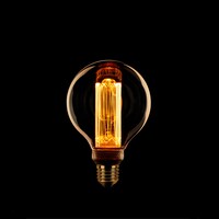 Expotrading 3-staps dimbare E27 G80 LED-lichtbron, maximaal 5 Watt