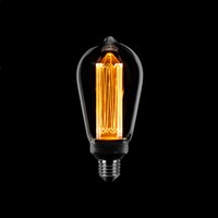 Expotrading 3-staps dimbare E27 ST64 LED-lichtbron, maximaal 5 Watt