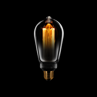 Expotrading 3-staps dimbare E27 ST64 LED-lichtbron, maximaal 5 Watt