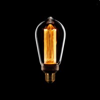 Expotrading 3-staps dimbare E27 ST64 LED-lichtbron, maximaal 5 Watt