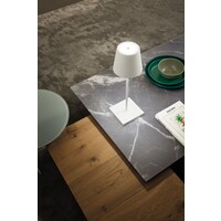 Zafferano Dimbare, draagbare en oplaadbare tafellamp Poldina L Desk met geïntegreerde LED