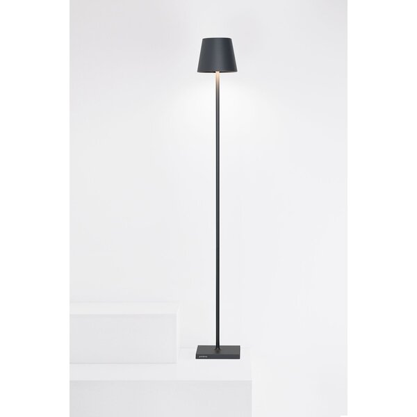 Zafferano Dimbare, draagbare en oplaadbare vloerlamp Poldina L met geïntegreerde LED