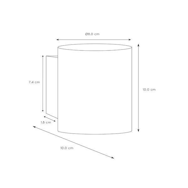 Lucide Wandlamp Xera | Rond