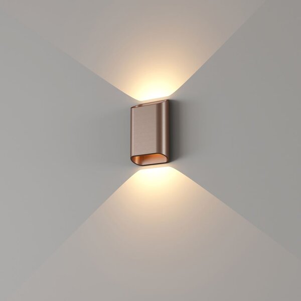 Artdelight Dimbare in- en outdoor 2-lichts wandlamp Diaz-S met geïntegreerde LED  | IP54