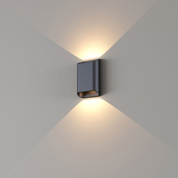 Artdelight Dimbare in- en outdoor 2-lichts wandlamp Diaz-S met geïntegreerde LED  | IP54