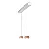 Oligo In hoogte verstelbare en dimbare 2-lichts hanglamp Grace met geïntegreerde LED Oligo In hoogte verstelbare en dimbare 2-lichts hanglamp Grace met geïntegreerde LED