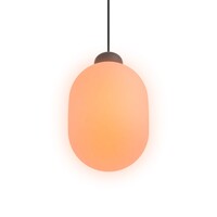 Grau 'Sunset' dimbare 1-lichts hanglamp Sun met geïntegreerde LED