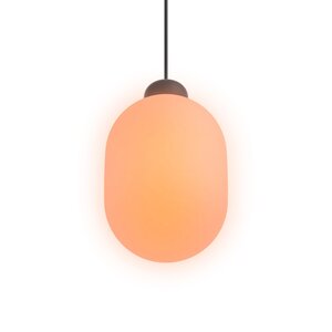 Grau 'Sunset' dimbare 1-lichts hanglamp Sun met geïntegreerde LED