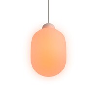 Grau 'Sunset' dimbare 1-lichts hanglamp Sun met geïntegreerde LED