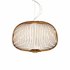 Foscarini Hanglamp Spokes 3 met geïntegreerde LED | Koper