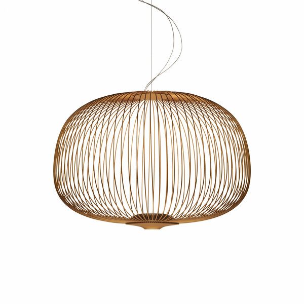 Foscarini Hanglamp Spokes 3 met geïntegreerde LED | Koper