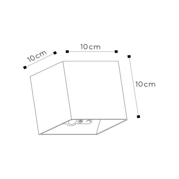 Lucide Wandlamp Vertigo met geïntegreerde LED