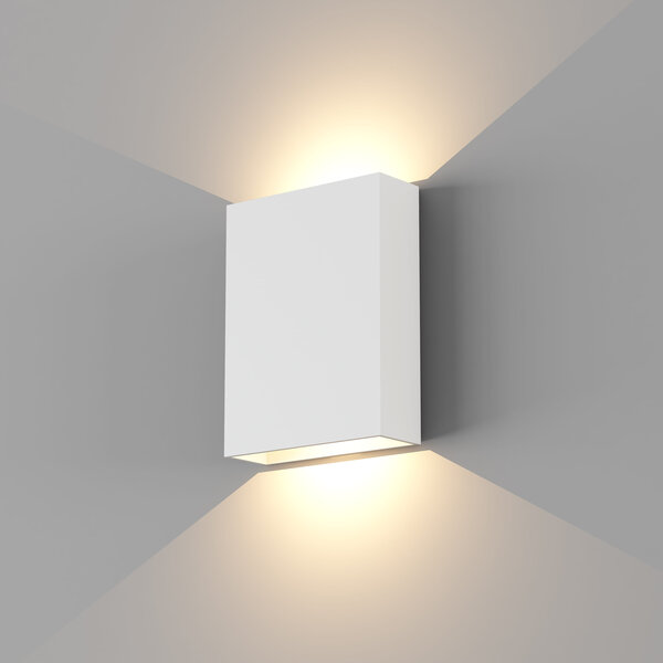 Artdelight Dimbare in- en outdoor 2-lichts wandlamp Memphis met geïntegreerde LED | IP65