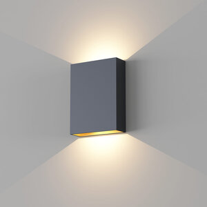 Artdelight Dimbare in- en outdoor 2-lichts wandlamp Memphis met geïntegreerde LED | IP65