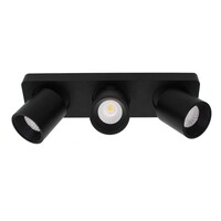 Artdelight Kantelbare, draaibare en dimbare 3-lichts opbouwspot Laguna met geïntegreerde LED