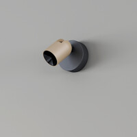 Artdelight Kantelbare, draaibare en dimbare 1-lichts opbouwspot Houston met geïntegreerde LED