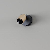 Artdelight Kantelbare, draaibare en dimbare 1-lichts opbouwspot Houston met geïntegreerde LED