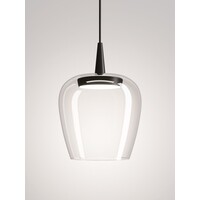 Zafferano Hanglamp Bilia Nude Ø 18 cm met geïntegreerde LED