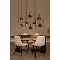 Lucide Dimbare 14-lichts hanglamp Jasmine met geïntegreerde LED