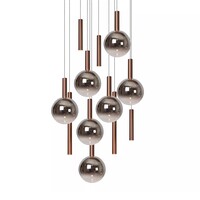 Lucide Dimbare 12-lichts hanglamp Jasmine met geïntegreerde LED
