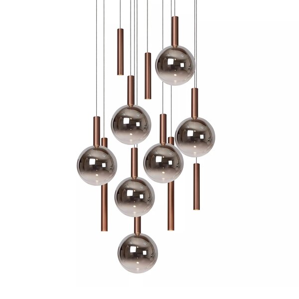 Lucide Dimbare 12-lichts hanglamp Jasmine met geïntegreerde LED