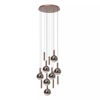 Lucide Dimbare 12-lichts hanglamp Jasmine met geïntegreerde LED