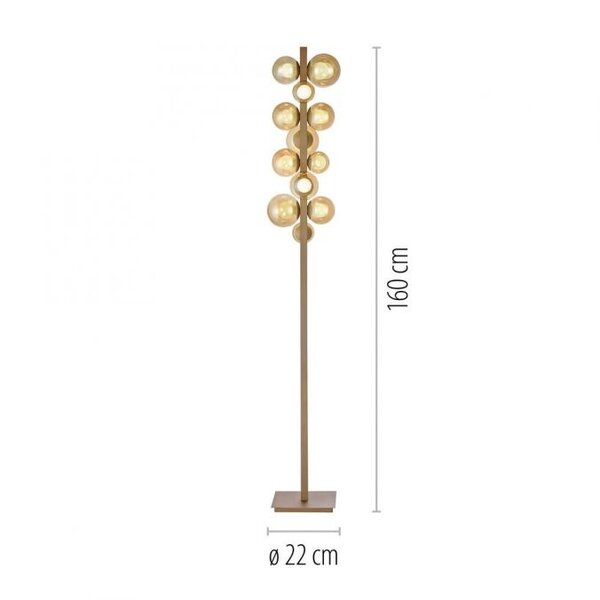 Neuhaus Pure Dimbare vloerlamp Pure Popup met geïntegreerde LED