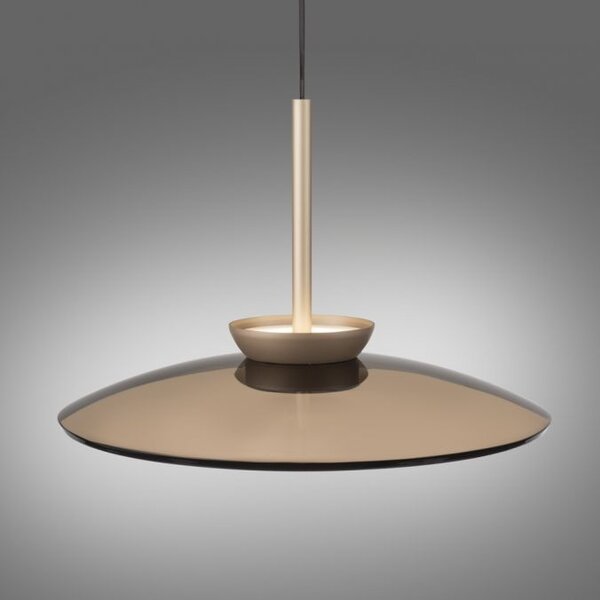 Neuhaus Pure In hoogte verstelbare én dimbare 2-lichts hanglamp Pure Moon met geïntegreerde LED